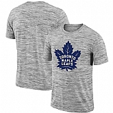 Toronto Maple Leafs 2018 Heathered Black Sideline Legend Velocity Travel Performance T-Shirt,baseball caps,new era cap wholesale,wholesale hats